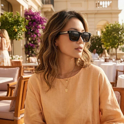 New Luxury Brand Designer Original Sunglasses Men Handmade Acetate Top Quality Eyewear Women Outdoor UV Protection Sun Glasses