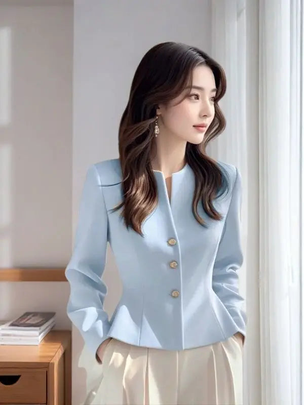 Short Suit Coat Lined Small Fragrant Style Jacket New Beautiful 2026 Temperament Gentle Versatile Spring Autumn Women's Clothing