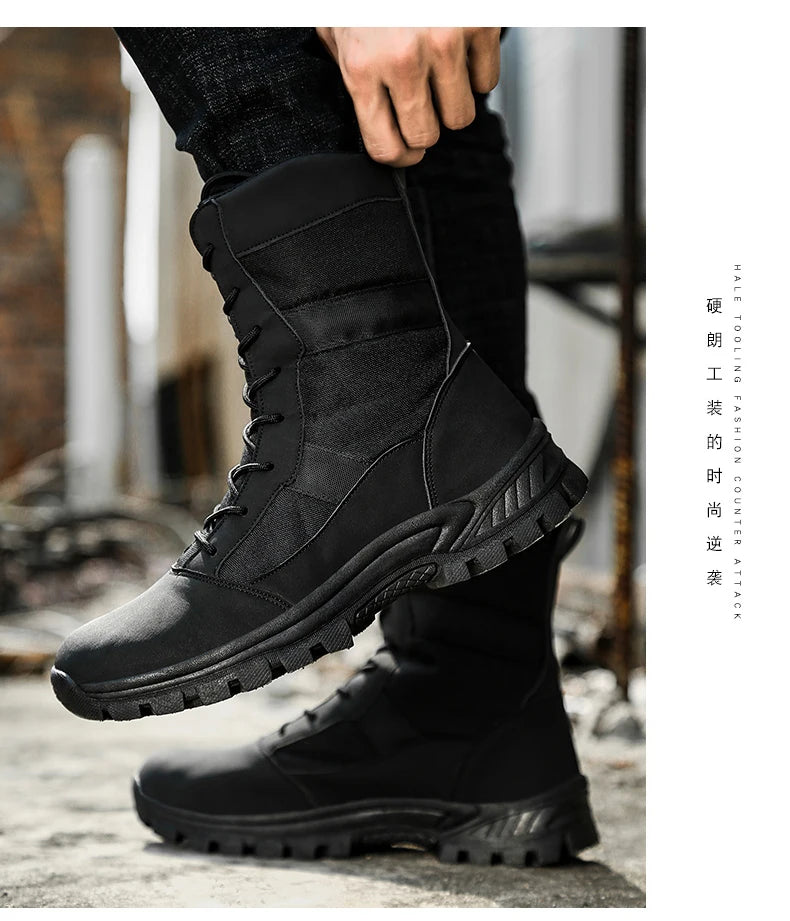 Men Tactical Boots Waterproof Hiking Shoes Brand Ankle Plus Climbing Shoes Size Boot Free Shipping Outdoor Casual