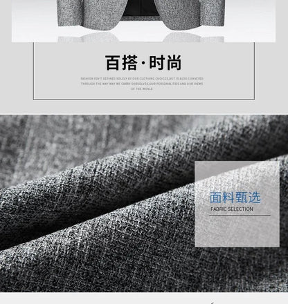 New Summer and Autumn Linen Thin Breathable and Sun-Protective Suit Jacket with Inner Lining, Slimming Middle-Aged Men's Suit