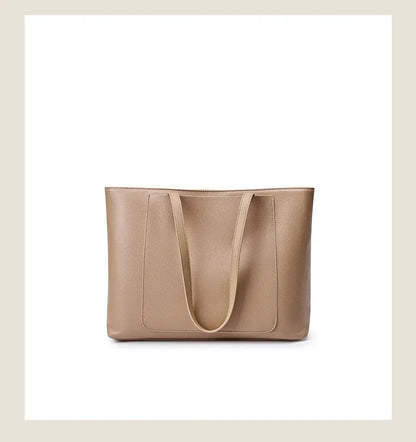 100% Genuine Leather Women's Bag Large Capacity Simple Fashion Cowhide Women Shoulder Bag Female Storage Handbag 2328