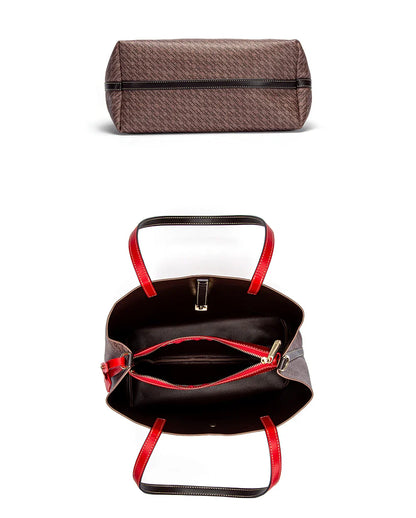 Retro Large Capacity Shoulder Bag for Women's Work 2024 Seasons New Leisure Personalized Tote Bag Fashion Underarm Bag