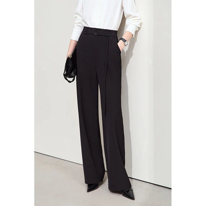 Minimalism 2024 Summer New Commuter Fashion Loose Blazer High Waist Casual Solid Pants Women's Clothes Separately 12442201
