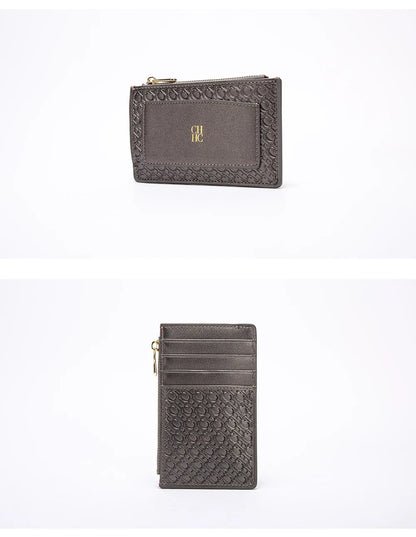 Multicolour Multi Fashion Classic Style 2024 Unisex Wallet PC Material Business Office Commuter Portable Card Case