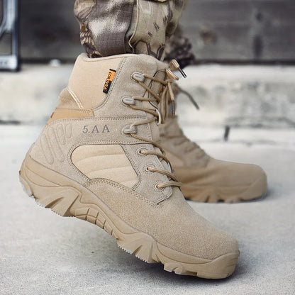 Winter Mens Boots Special Forces Combat High Boots Outdoor Sport Male Shoes Climb Mountains Cross Country Men's Shoes
