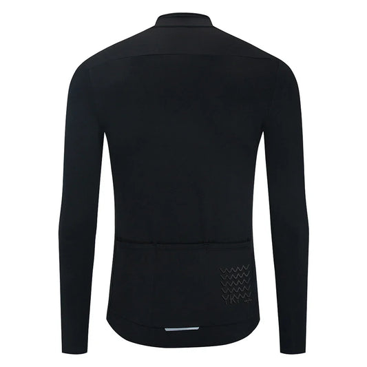 WINTER JACKET Thermal Fleece Men Cycling jacket Long Sleeve Cycling Bike Clothing black 사이클링 겨울 재킷