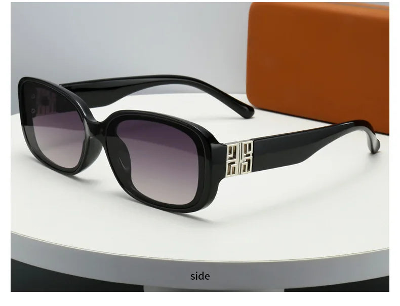 2025 New Rectangle UV400 Sunglasses Trendy and Fashionable Women Eyewear Luxury Small Gafas De Sol Sunglass Female Sun Glasses