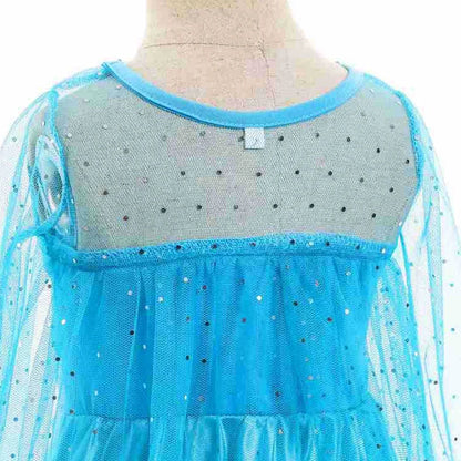 Elsa Dress for Girls Elsa Costume Snow Queen Anna Dress Cosplay Birthday Party Children Kids Carnival Girl Halloween Costume