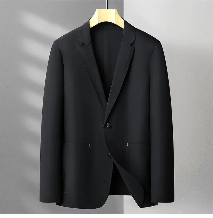 Sunscreen Jacket Blazer - Men's Fashionable Lightweight Business Casual Versatile Casual Cool and Light Thin Elastic Blazer