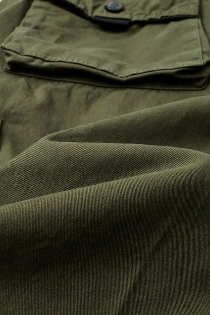 Mid Length Breathable Straight Leg 5 Inch Street Short Men's Summer Thin Washed Cotton Cargo Shorts Loose Casual Trend Sports