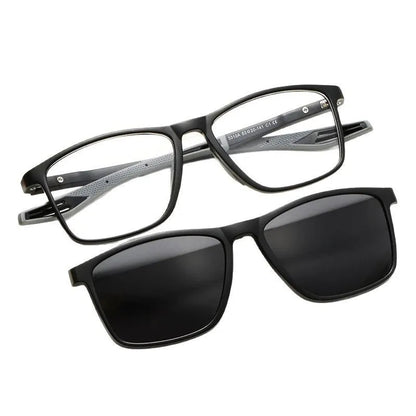 New Magnetic Clip-On Polarized Sunglasses Men Driving Night Vision Anti Blue Light Reading Glasses Women Prescription 3310