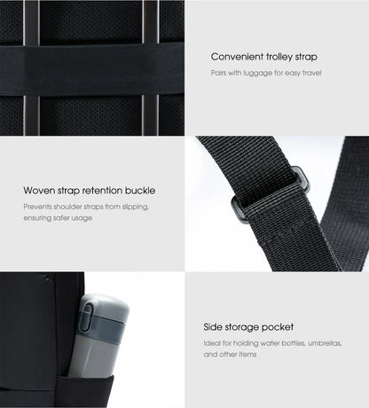 Classic Business Backpack 2 Fashion Laptop Bag for Men and Women Travel Large Capacity Backpack