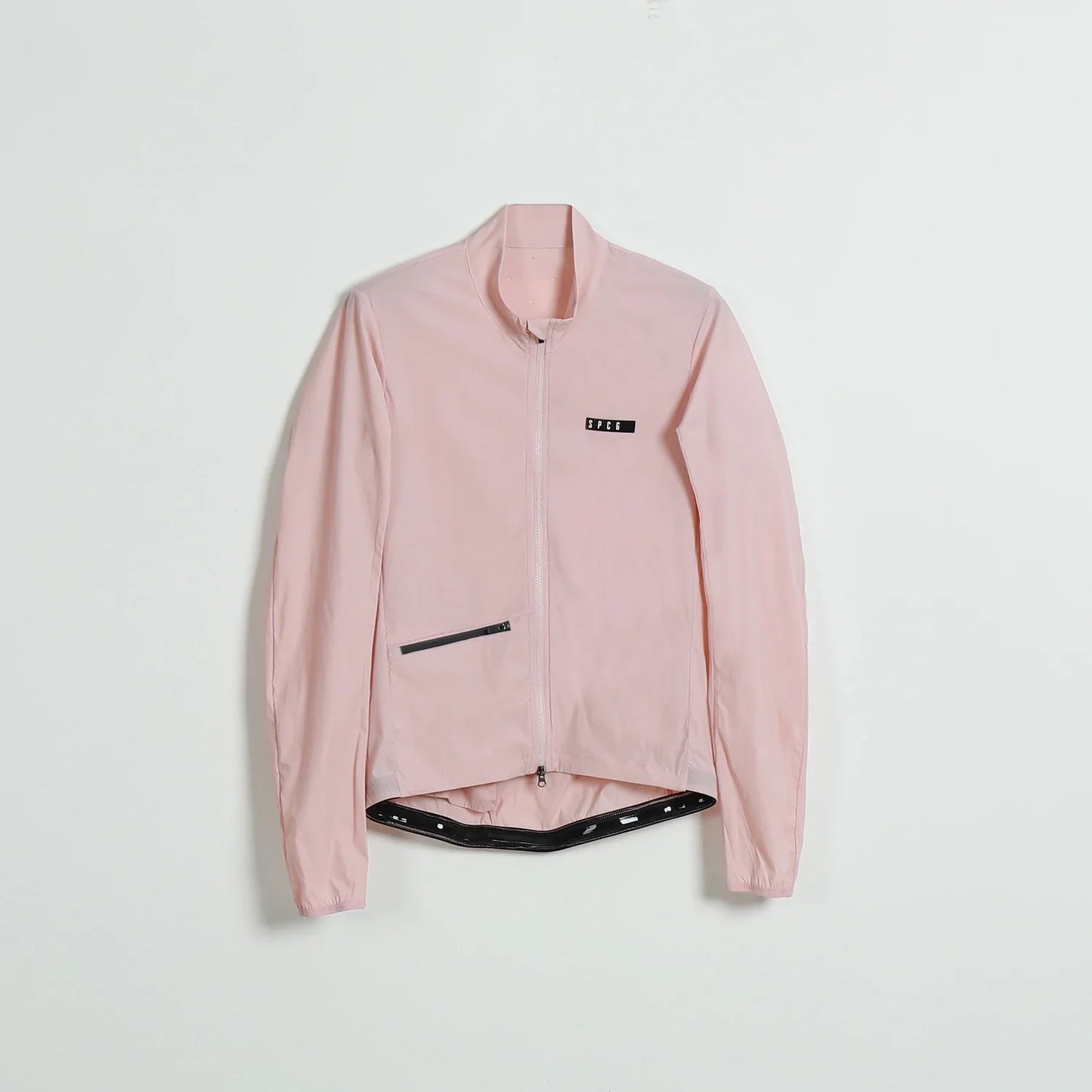 2024 New Season PRO Lightweight Windproof Cycling Jacket Road bike Wind Jacket Stretch Fabric With Zipper pocket PINK