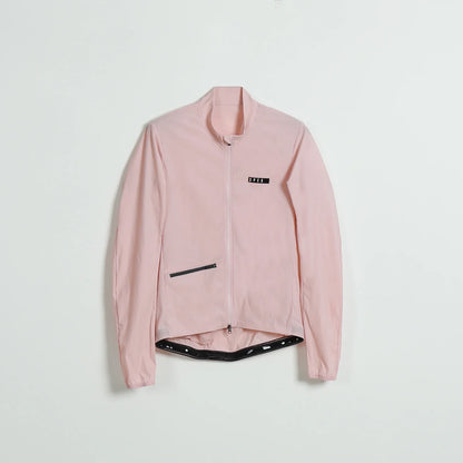2024 New Season PRO Lightweight Windproof Cycling Jacket Road bike Wind Jacket Stretch Fabric With Zipper pocket PINK