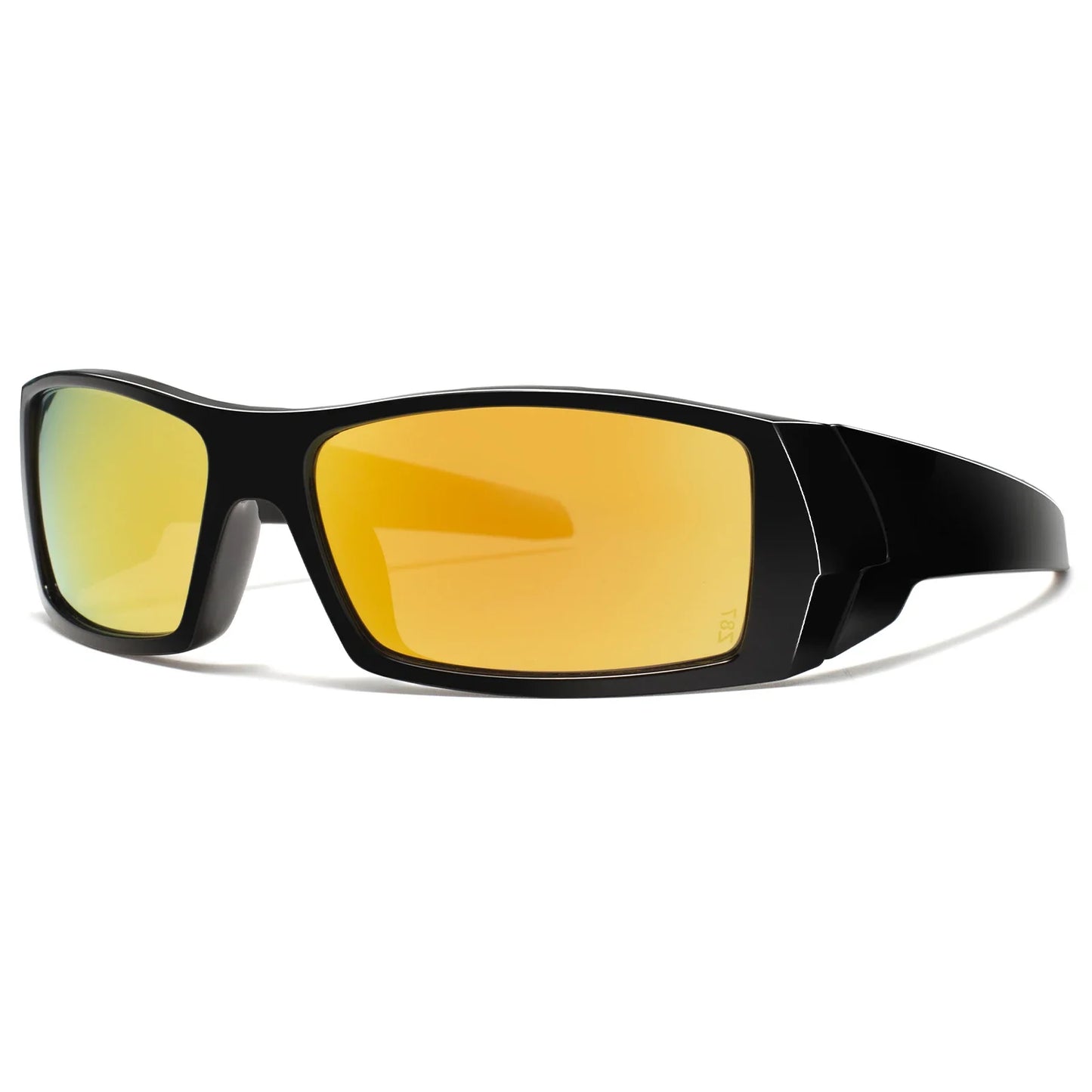 Z87 Polarized Sunglasses Men Women Wrap Around Sport Driving UV400 Retro Vintage Shield Safety Glasses 8231