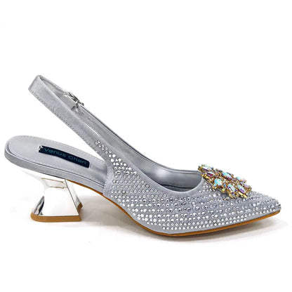 Elegant Women's Shoes and Bag Sets Wedding Party Bags and Shoes Comfortable Mid Heel Shoes Commuting Shoes for Women