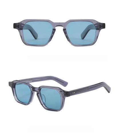 Fashion New Square Polarized Men Sunglasses High-end Acetate Women Outdoor Driving UV400 Sun Glasses Support Prescription Lenses