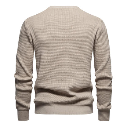 Fashion Stripe Youth Sweater for Men Casual Pullover Quality Knitted Sweater Male Winter Long Sleeved