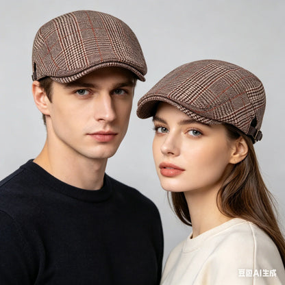 Men Women Cotton Flat Cap Summer Scally Ivy Gatsby Newsboy Beret Driver Cabbie Hunting Hat