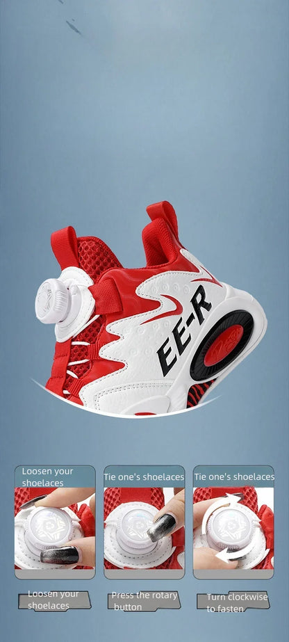Children's basketball shoes, teenagers' ankle shoes in autumn and winter, boys' casual shoes and outdoor running shoes