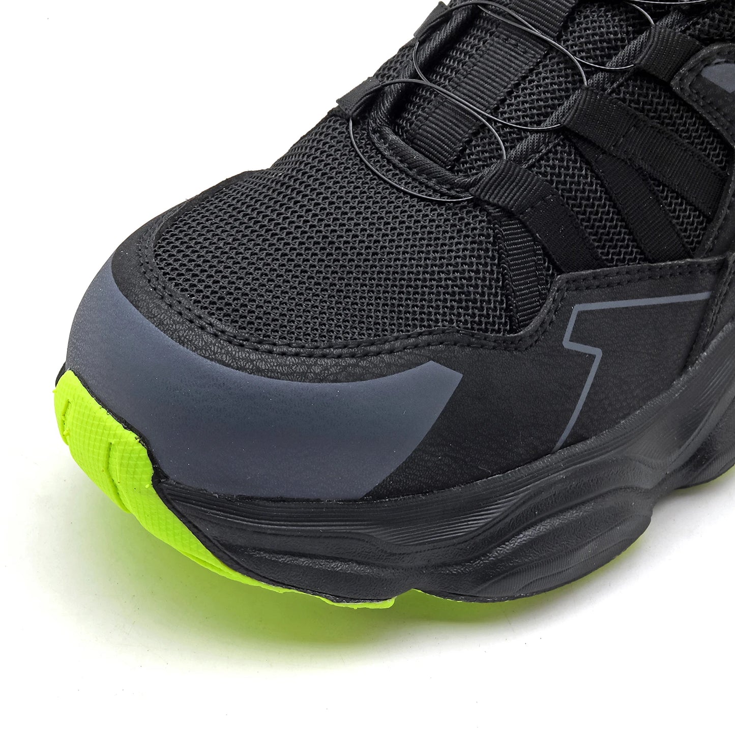 Mens Steel Toe Safety Shoes with Anti-Smash Industrial Shoes Non-Slip Hiking Boots Breathable Mesh for Construction/Warehouse
