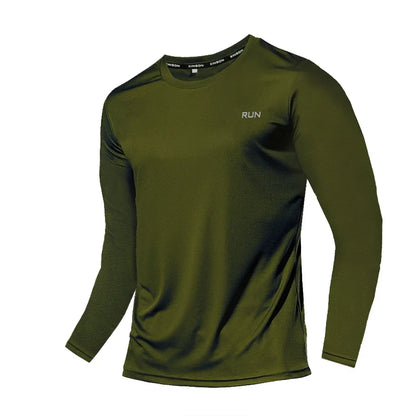 Men’s UPF 50+ Performance Long Sleeve T-Shirt UV Sun Protection Fishing Hiking Sports Shirts  Breathable Running Soccer Shirts