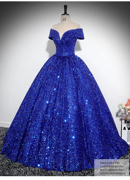 Sonhar Vestidos Shinny Sequin 15 Quinceanera Dresses Ball Gown Luxury Party Dresses Customized 15 Year Old Dress