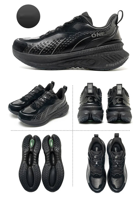 2025 Winter Training Running Shoes for Men Sport Shoes Leather Warm Wear-resistant Female Jogging Shoes Walking Sneakers