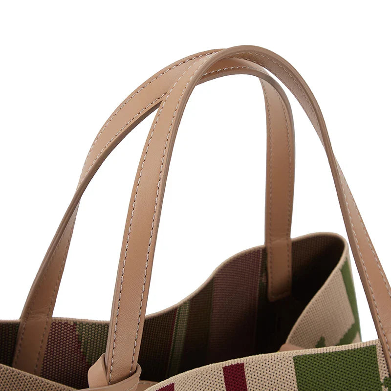 Fashion Retro Design New Women's Handbag Shopping Holiday Tourism High Capacity Handbag