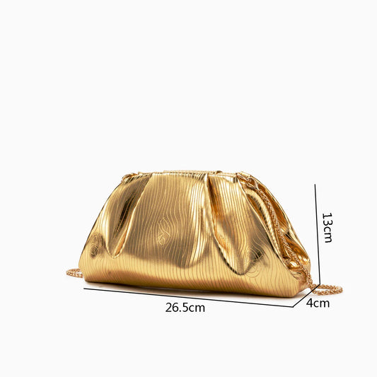 Golden Purses and handbag luxury Designer chian Shoulder Bag Purse women's bag Wedding Evening Clutch Bag party bag