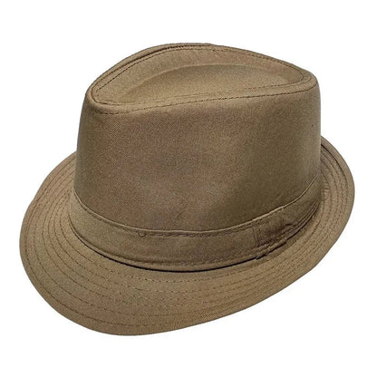 Summer Solid Bright Color Sun Hat British Jazz Hat Top Hat Men's Top Hat Winter Middle-aged and Elderly Jazz Warm Hat Fedora Hat