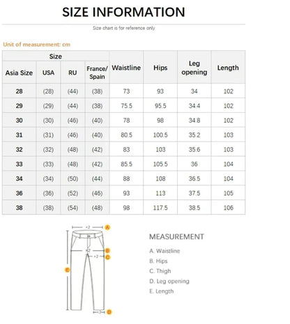 5 Colors 98% Cotton Stretchy Jeans Men's Mid-waist Straight Pencil Denim Trousers Brand Clothing Personality Fashion Male Pants