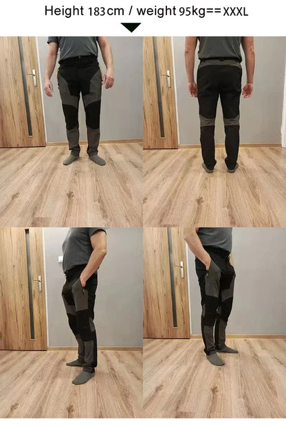 Quick Dry Hiking Pants Men Outdoor Running Camping Climbing Waterproof Mountain Trousers Stretch Lightweight Pants