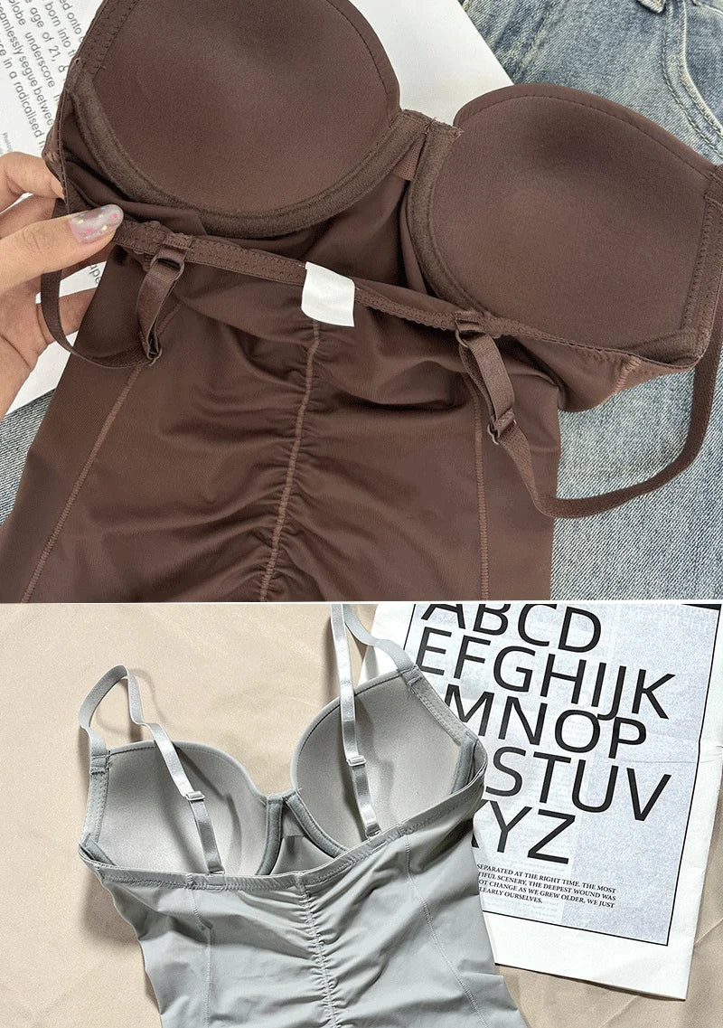 Women Shapewear Bodysuit Tight Slimming body Shaper Bodysuit with Bras