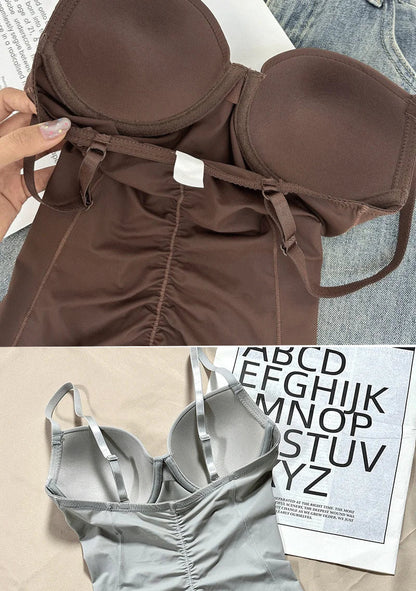Women Shapewear Bodysuit Tight Slimming body Shaper Bodysuit with Bras
