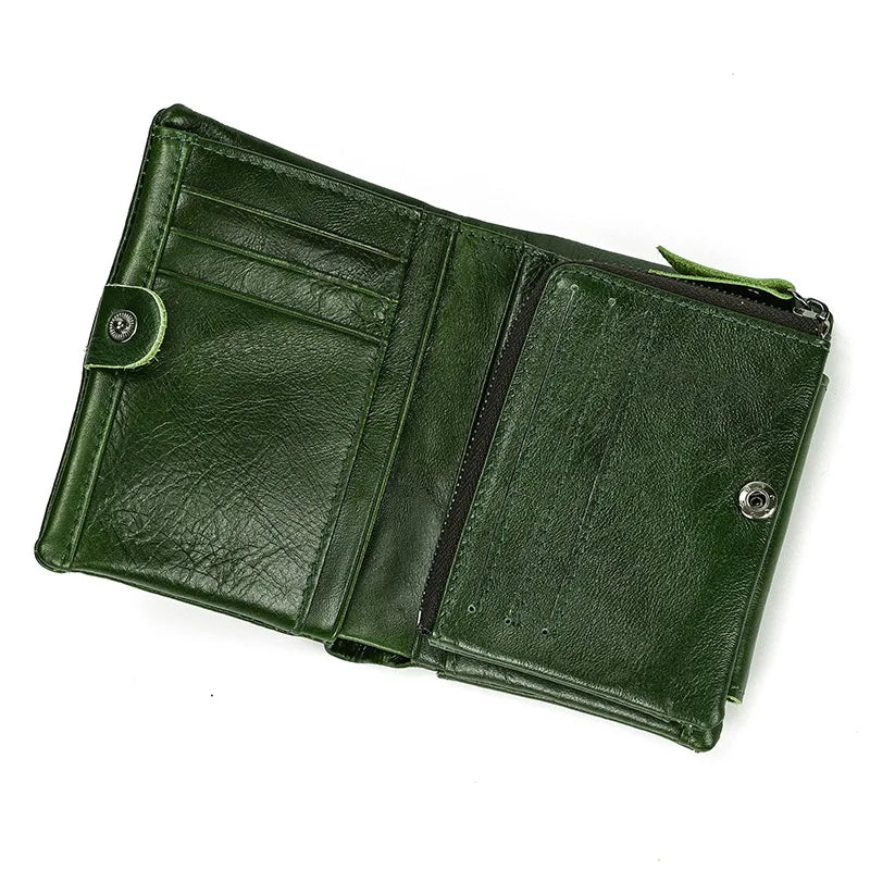 Portefeuille de luxe de marque de créateur pour homme, porte-cartes en cuir véritable souple, petit porte-monnaie pour pièces de monnaie et cartes de crédit, portefeuilles masculins à glisser dans les poches.