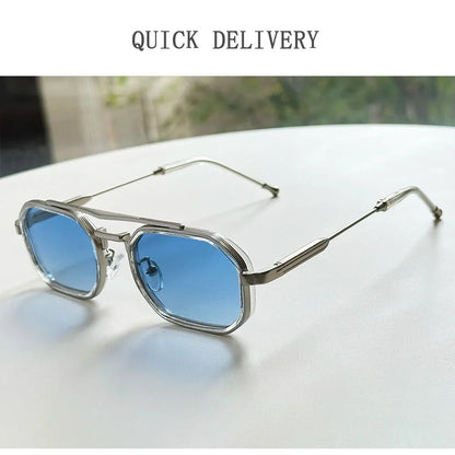 2026 Square Sunglass Men Vintage Fashion Glasses Steampunk Sunglasses Women Trendy Gafas De Sol Hombre Luxe Lunette Soleil Femme