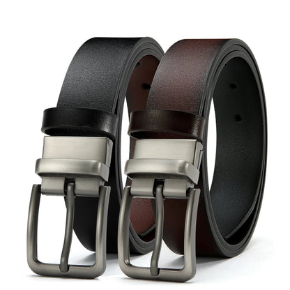 Mens Leather Belt  High Quality Leather Belt Men Male Genuine Leather Strap Luxury Pin Buckle Jeans For Men Men Accessori