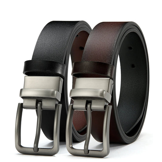 Mens Leather Belt  High Quality Leather Belt Men Male Genuine Leather Strap Luxury Pin Buckle Jeans For Men Men Accessori