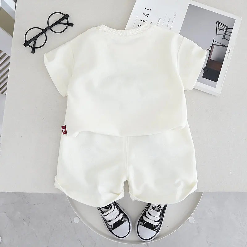 Children Clothes Suit Summer Kids Boys Girls 3D Animal T Shirt Shorts 2Pcs/Set Kids Infant Clothes Toddler Sportswear