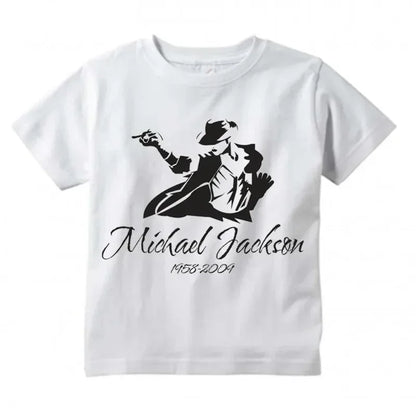 Michael Jackson Graphic Printed Tshirt Harajuku Rock Fashion Casual Short Sleeve Crew Neck Plus Size T Shirt Women
