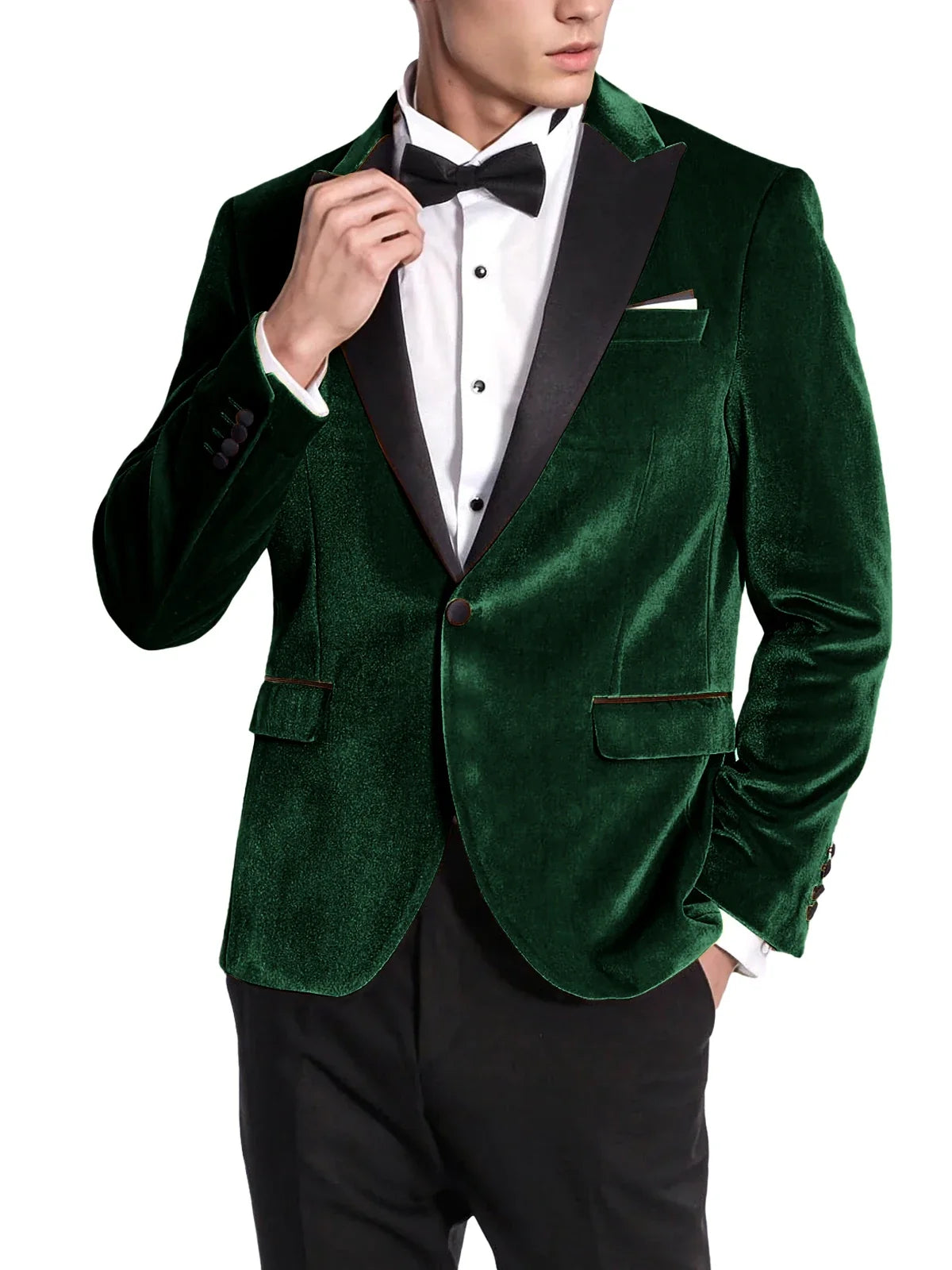 High Quality Classic Men's Suits 1Piece Velvet Custom Suit Timeless Style Every Occasion Wedding Dating Prom Annual Dinner Party