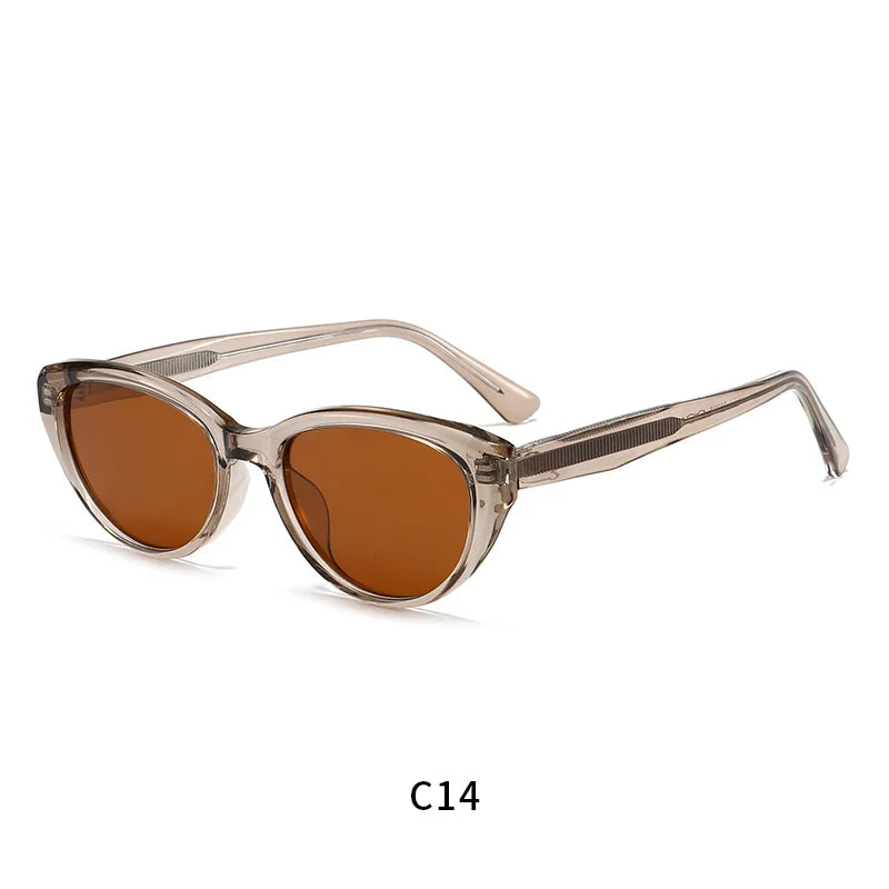 New Sweet Simple and Stylish Cat Eye Sunglasses UV Protection Reading Glasses Women Customizable Prescription 99022