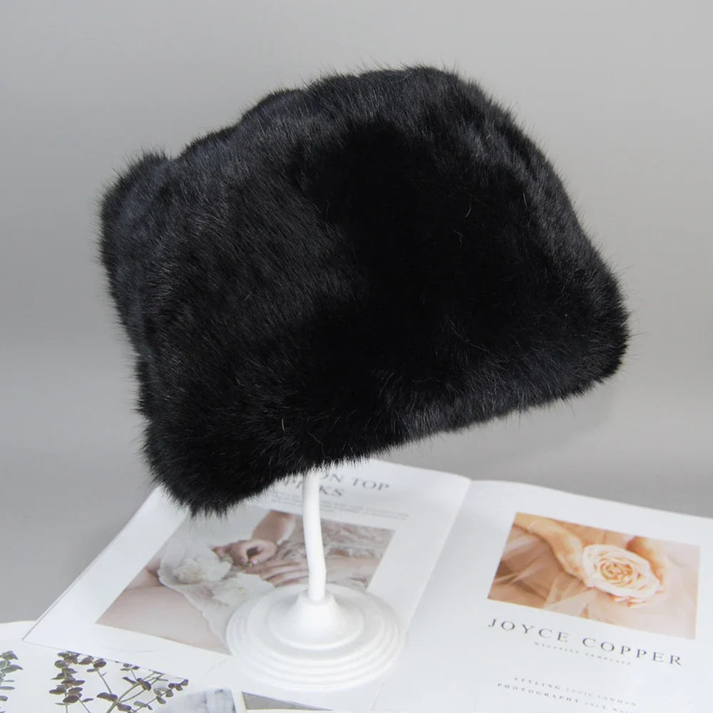 2026  Unisex Winter Russian Outdoor 100% Genuine Rabbit Fur Caps Warm Real Rabbit Fur Bomber Hat Natural Quality Rabbit Fur Hats