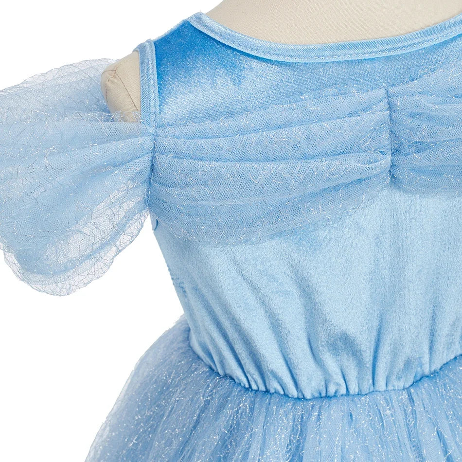 Kids Cinderella Dress Up Clothes Baby Girl Halloween Aurora Princess Dresses Child Birthday Party Little Rabbit Cosplay Costumes