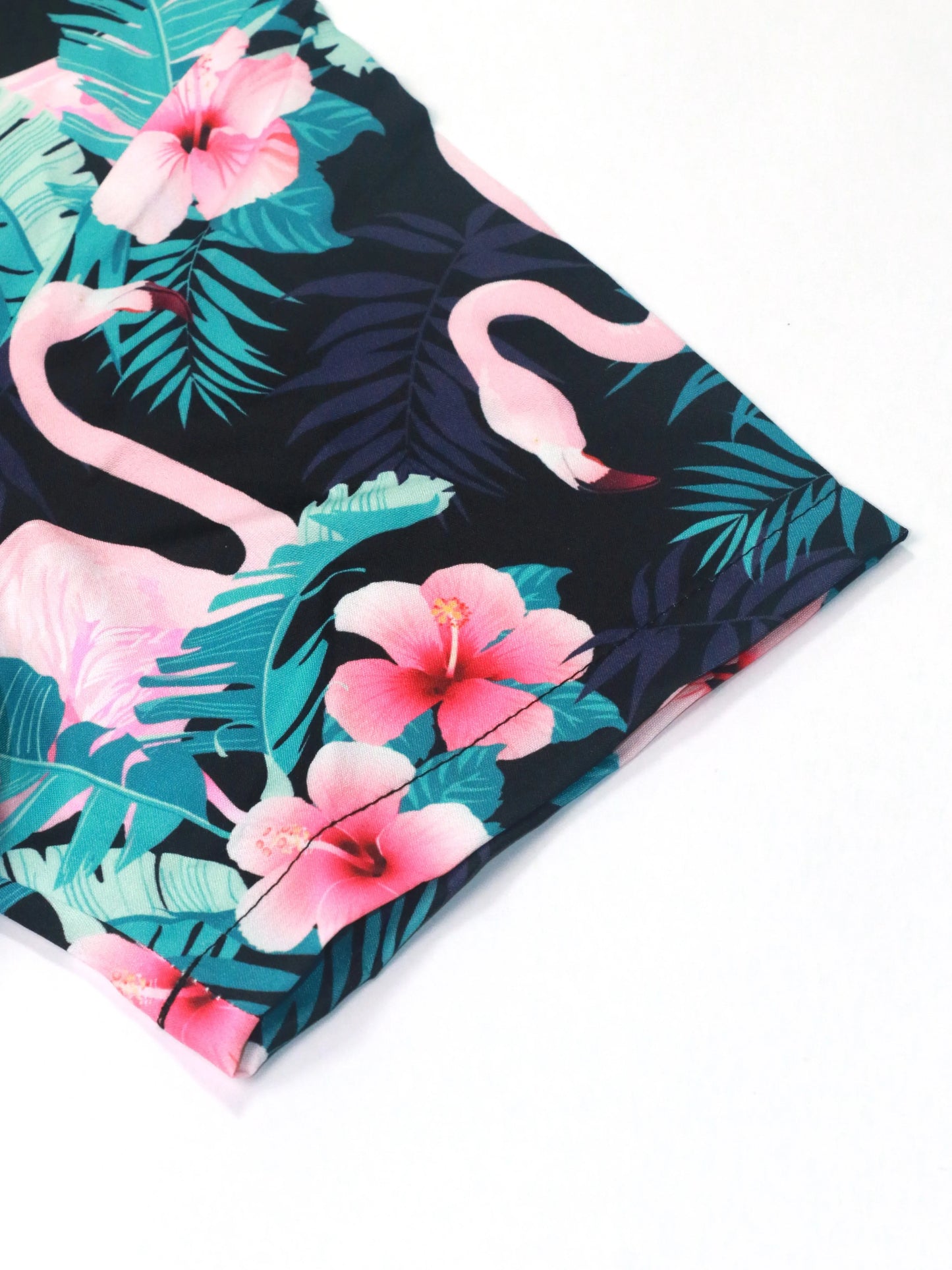 Tween Boys Hawaiian Vacation Style Short Sleeve Shirt And Shorts Set for Outdoor Scene Beach Vacation Casual Outfit Summer