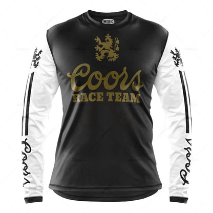 Cycling Jersey for Men, Moto Jersey, Off Road, Mountain Bike, MTB, BMX, Motocross, Camping, Fishing, Hunting Clothes, DH