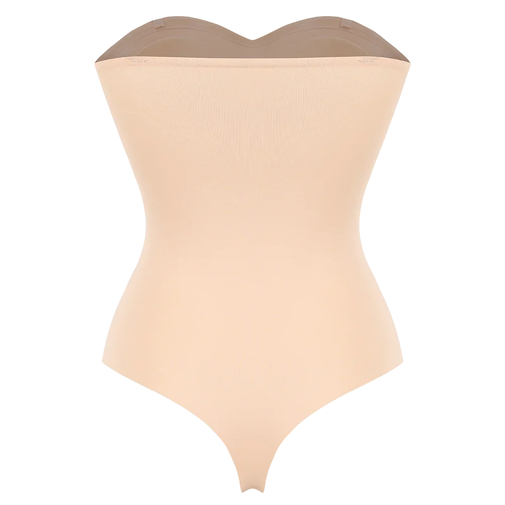 Strapless Thong Bodysuits 4XL Women Belly Control Full Body Shaper Push Up Breast Underwear Plus Size Women's Clothing