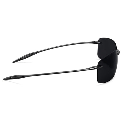 Sports Sunglasses for Men Women Tr90 Rimless Frame for Running Fishing Golf Driving MJ8009