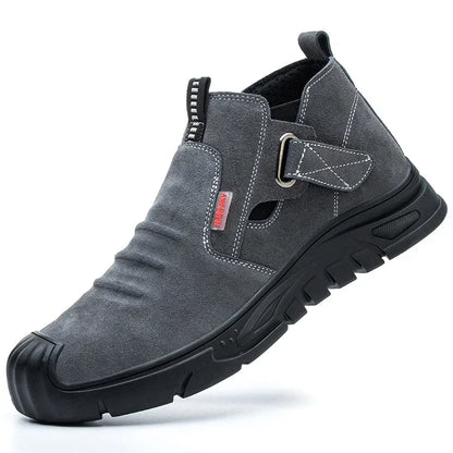 Fashipn 2026 Work Sneakers Men Indestructible Steel Toe Work Shoes Safety Boots For Men Anti-puncture Electric Welding Shoes